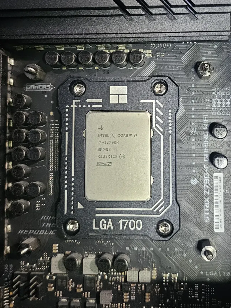 After - CPU Contact Frame + New Thermal Compound