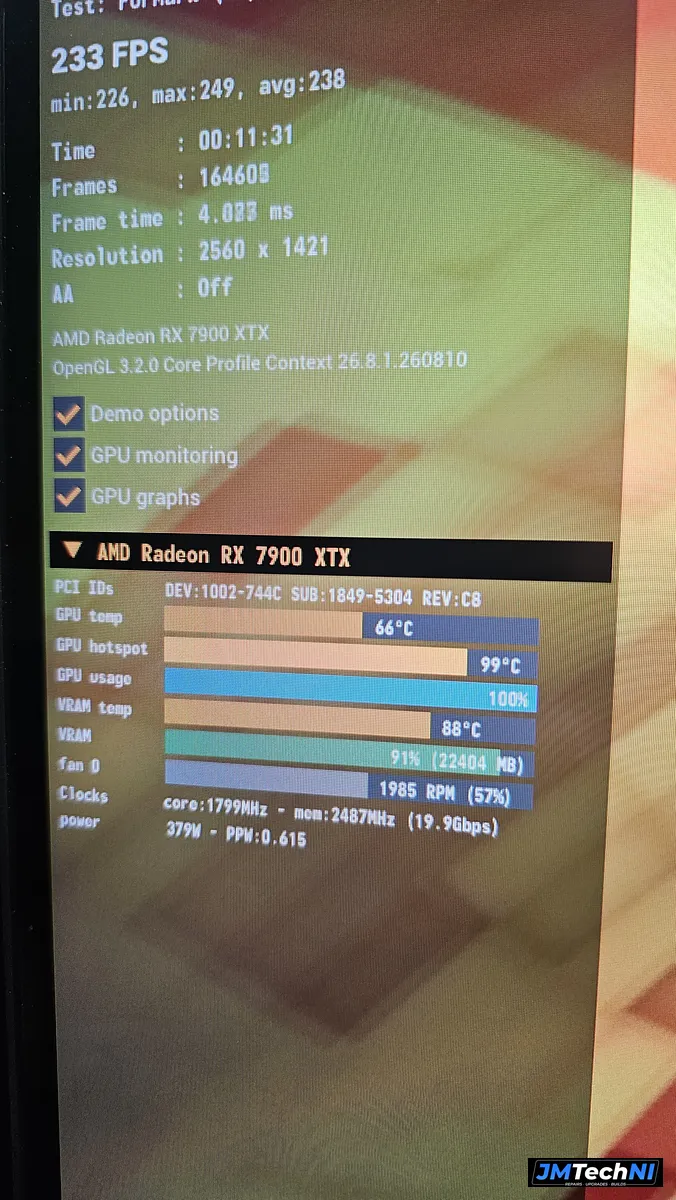 Before - RX 7900 XTX PTM7950 Upgrade